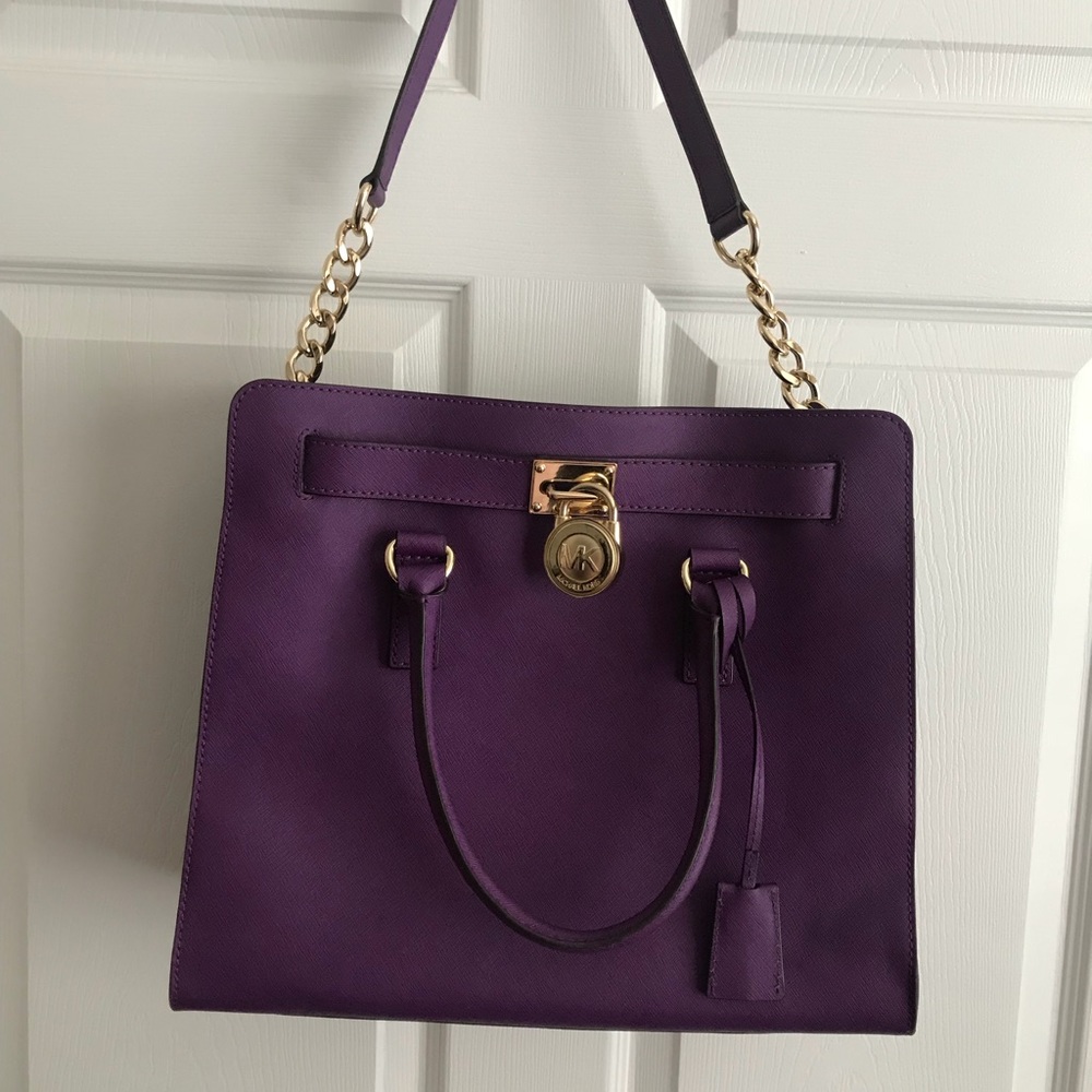 ❌SOLD❌ Michael Kors Large Hamilton (Purple)